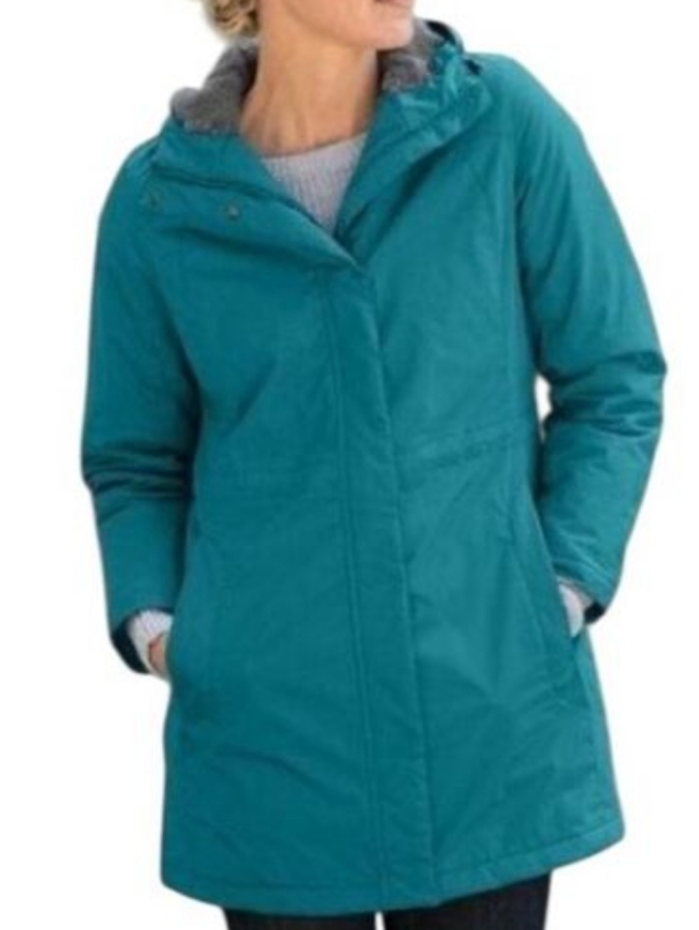 L.L. Bean Teal Winter Warmer Coat, Size 3x